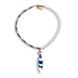 Parel Sardine ketting – Parel vis ketting