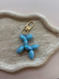 METALLIC DOG BALLOON KEYHOLDERS