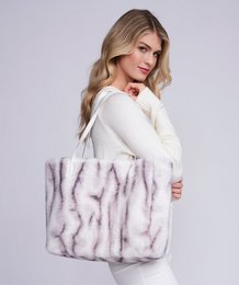 Marilyn - Borsa tote in pelliccia sintetica