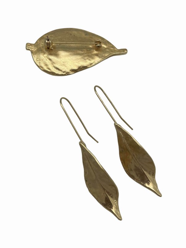 Boche- en bladhellingen met goud -plated haak