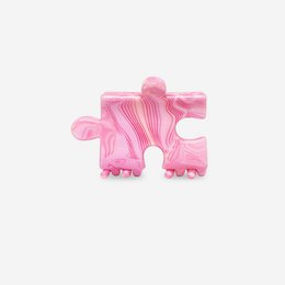 Hair Clip - Puzzle Pinky Ink