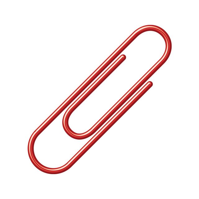 Clips Alco 26mm redondos caja 100uds. rojo