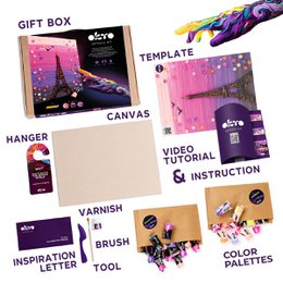 Okto Sensory Art 3D Painting - Travel - Paris