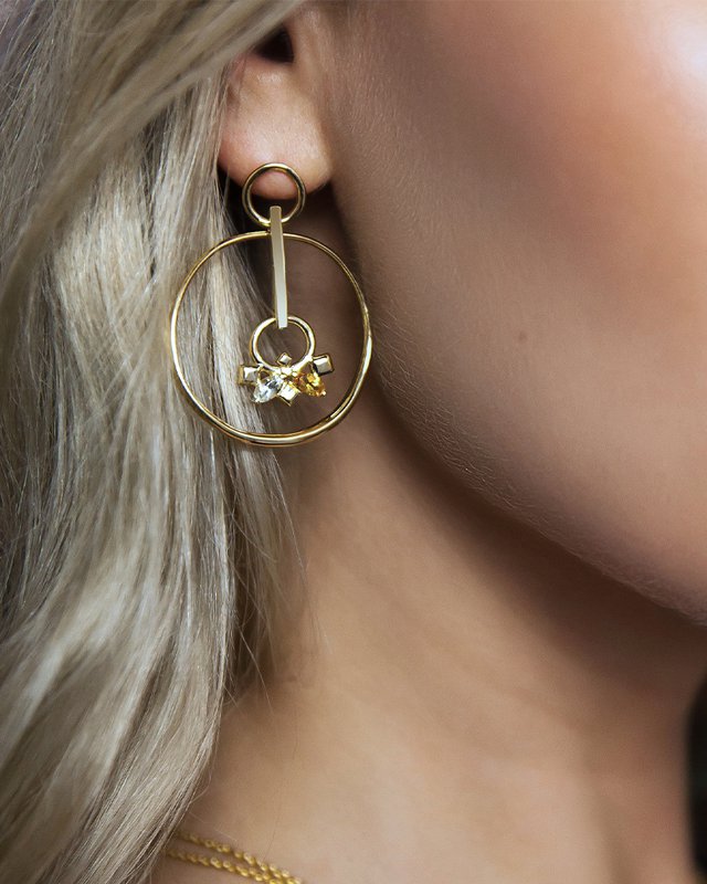 Orecchini Audaci Infiniti Oro