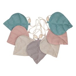 Guirlande en lin « Spring Dream » avec feuilles