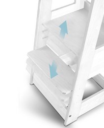tiSsi® Lernturm FELIX Buche WEISS