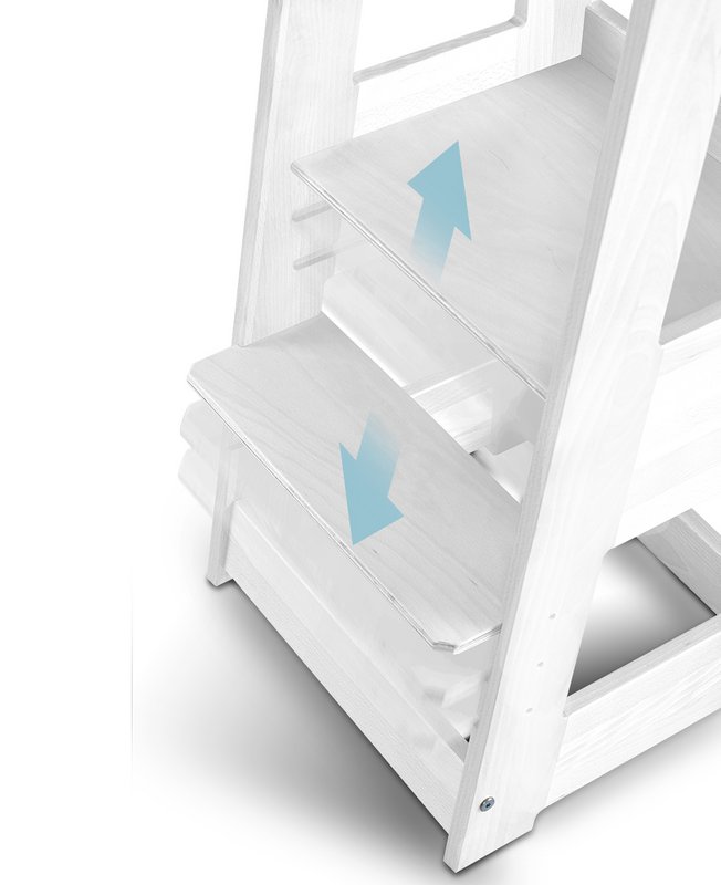 tiSsi® Lernturm FELIX Buche WEISS