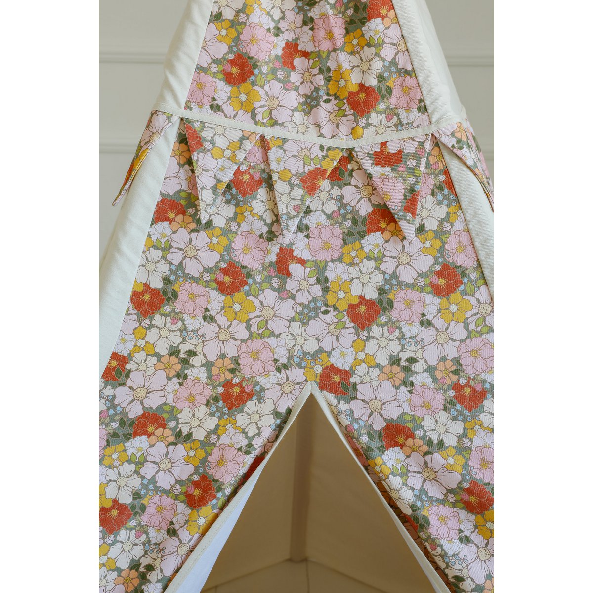 Tipi- en mattenset “Groene tuin”