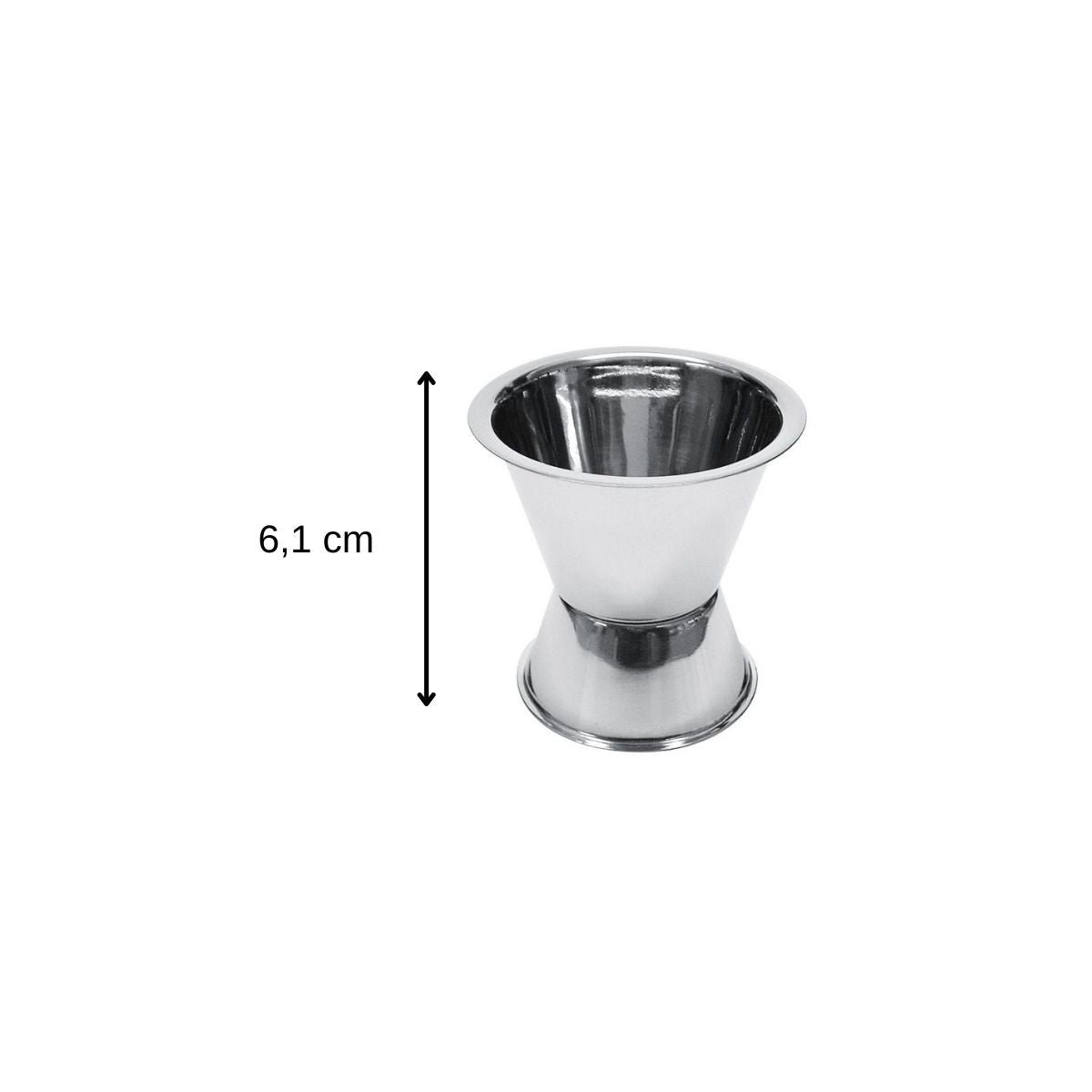 Edelstahl-Cocktailshaker-Set 400 ml und Alkoholmessbecher 2 cl und 4 cl Fackelmann Bar Concept