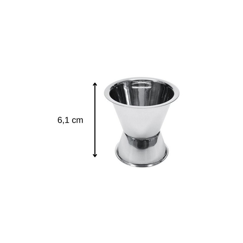 Stainless Steel Cocktail Shaker Set 400 ml and Alcohol Jigger 2 cl and 4 cl Fackelmann Bar Concept