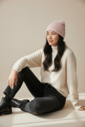 LEY! Wool hat "Saha" in pink copy