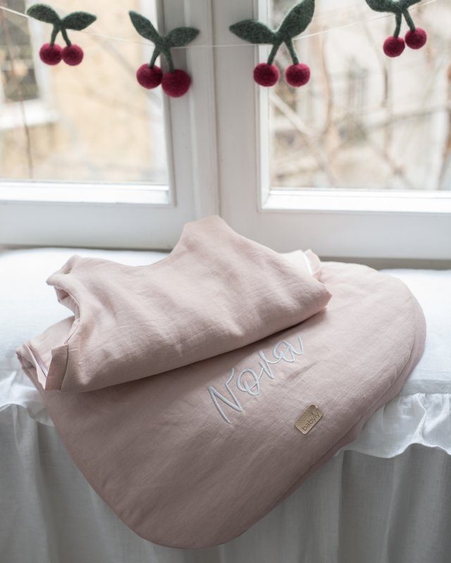 linen baby sleeping bag, baby sleeping sack summer 1 TOG, 1,5 TOG, 2,5 TOG
