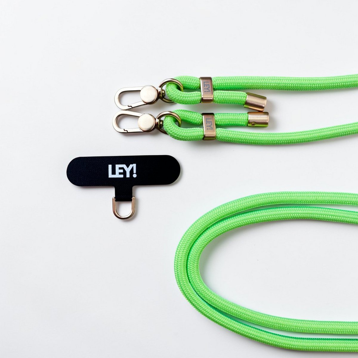 Catena per cellulare - verde neon