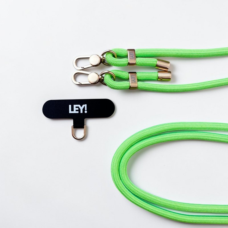 Catena per cellulare - verde neon