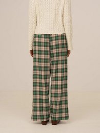Clover Green Plaid Pants