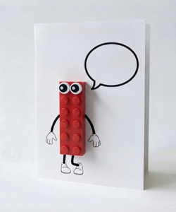 Anpassbare LEGO-Karte „Say It Your Way“.