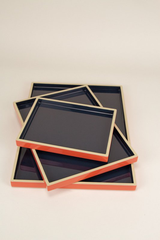 Set de plateaux rectangulaires Nébuleuse