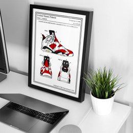 Nike Air Jordan color patent poster