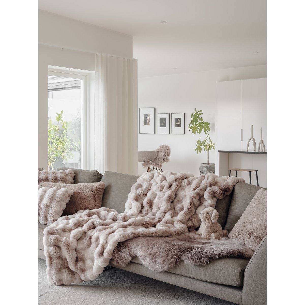 Misty Big Blanket L - Tie Dye Sand