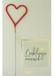 Lieblingsmensch grün Classic Wondercard