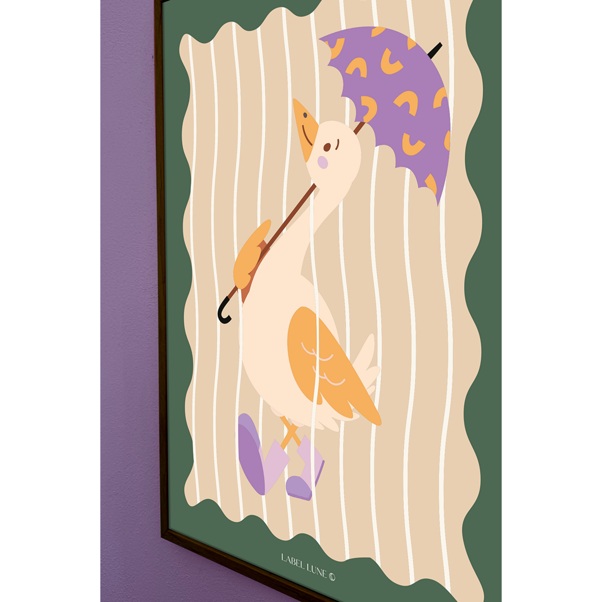 Plakat børneværelse - Gås Greetje