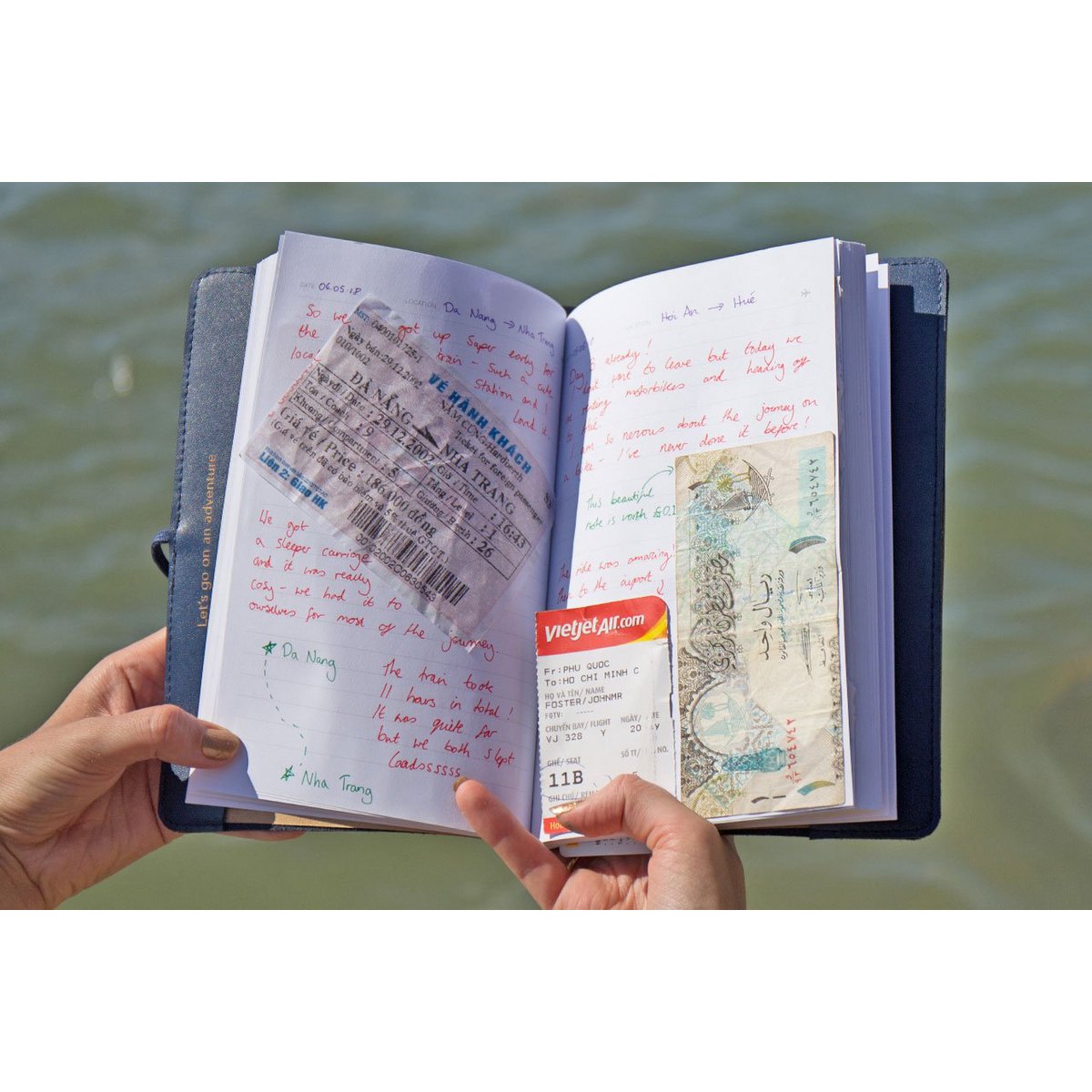 Cahier de voyage Stitch Navy
