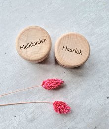 Mælketænder & Lock of hair boxes - sæt