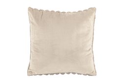 Cuscino (imbottito) in pelliccia di coniglio Bubble - 45x45 cm