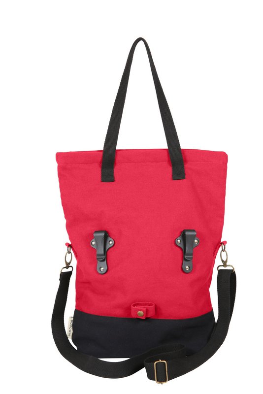 Borsa shopper per bicicletta Flo - Cherry