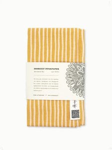 Furoshiki Pass-through Wrapping Paper - Size S - Yellow Pink Stripe
