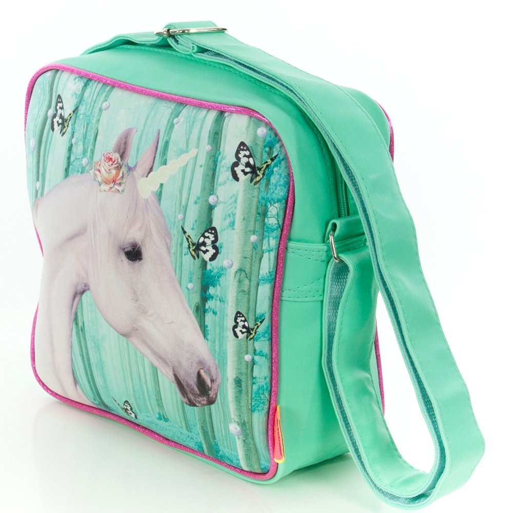 Schoudertas vierkant Eenhoorn (Unicorn)