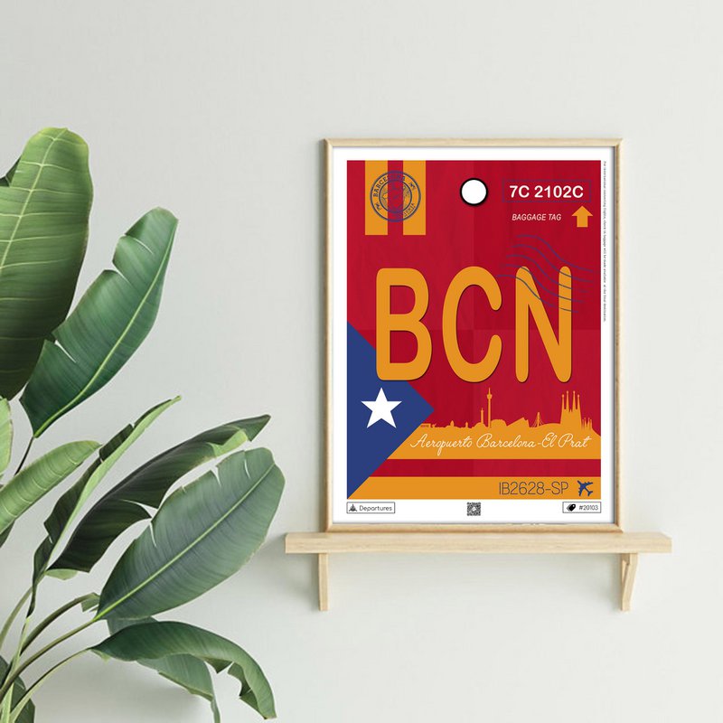 Barcelona destinationsplakat