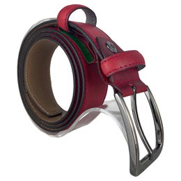 Monogramm Ledergürtel | Echtes Leder | Herren & Damengürtel | 3,5 cm | 8 Farben