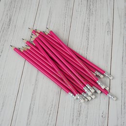 Pink træ HB -blyant med viskelæder, perfekt gave til studerende, kunstnere og lærere