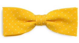 Sir Redman bow tie Micro Dots - yellow