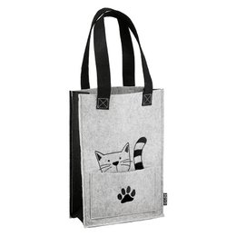 Geschenktasche Katzenbande 2fach sort., H.30 cm
