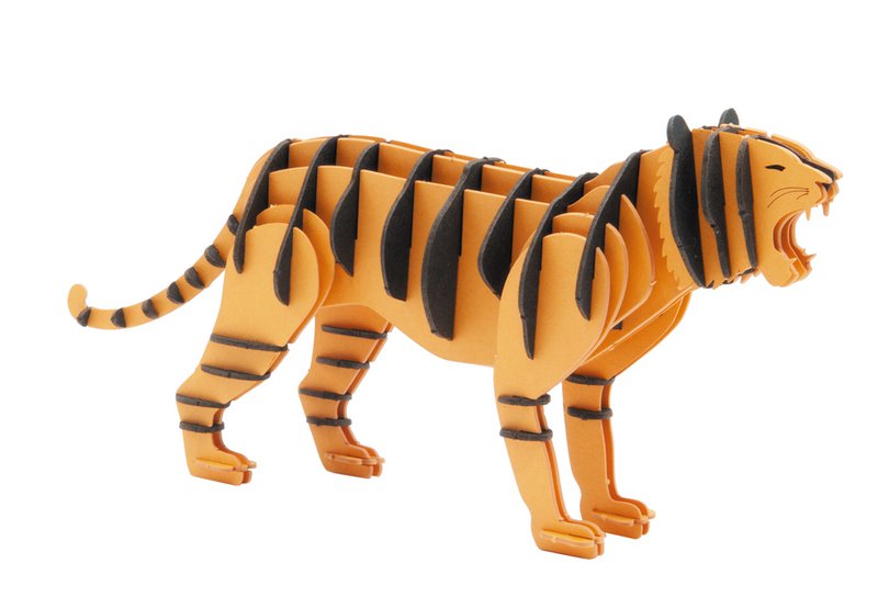 Model papierowy 3D - Tygrys