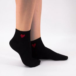 Calcetines bajos con lado de corazón para mujer I 35-41