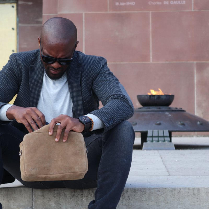 Pochette Grevy - Beige