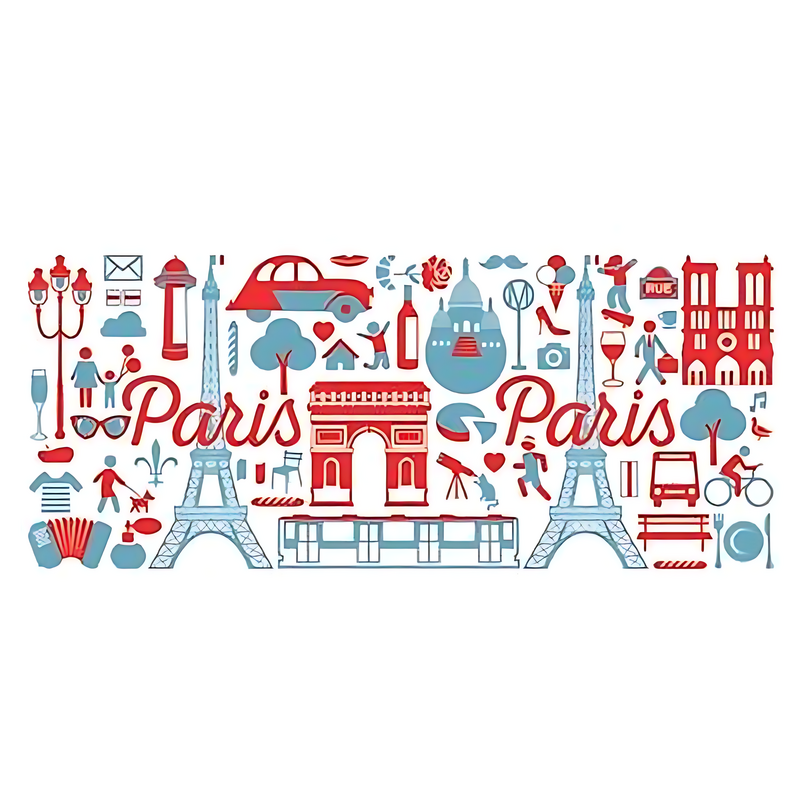 Ceramic mug - Paris Icons