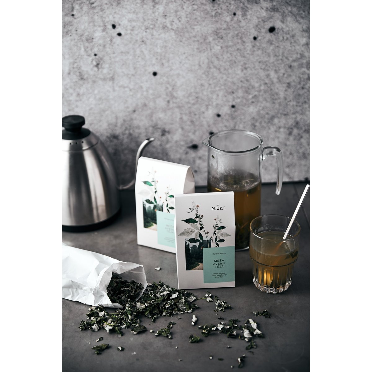 Té de hojas de frambuesa silvestre - té suelto