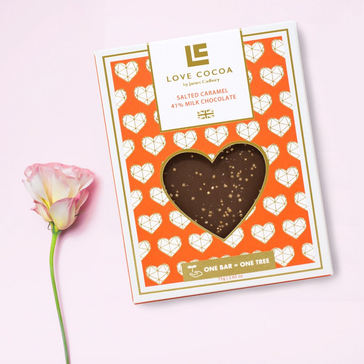 Limited Edition: Love Salted Caramel Milk Chocolate Bar