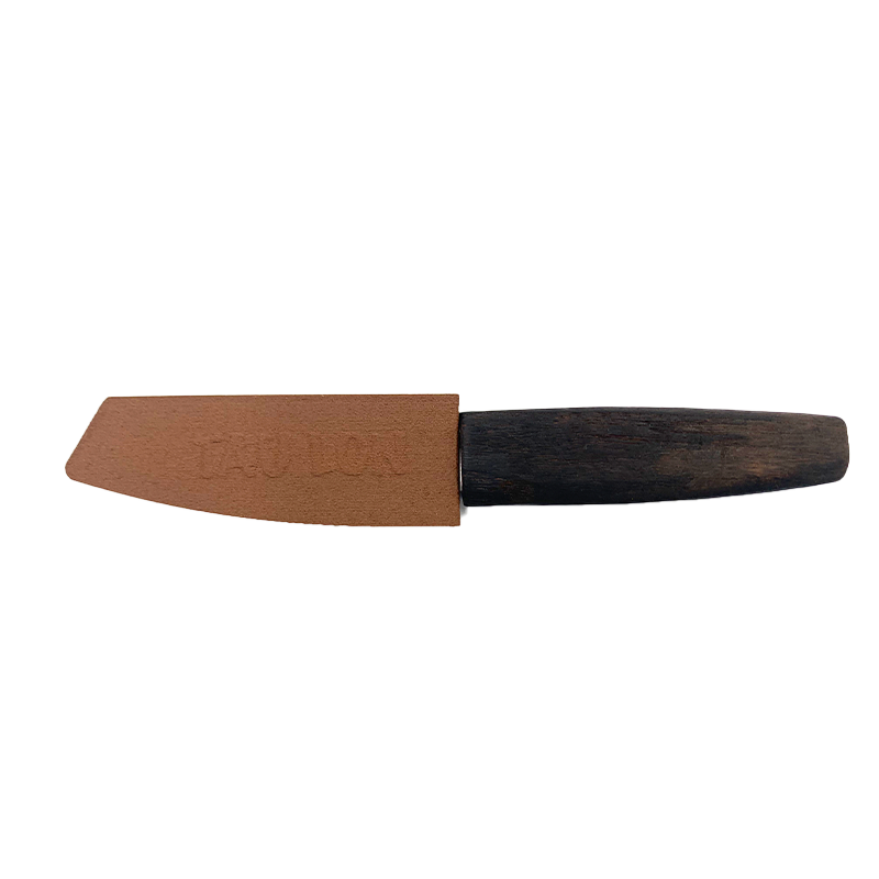 HOJAS AUTÉNTICAS, funda para cuchillo TAU LON de 10 cm, impresa en 3D, hecha de filamento de abeto