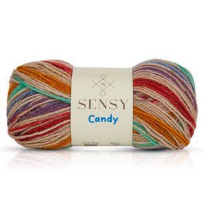 Sensy Candy Yarn, 3.5 oz, 251 Yards, Gauge 3 Light