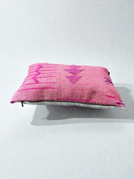 LEI! - Kissen - Kleurrijke lijn - ROZE EDITIE - 40 x 60