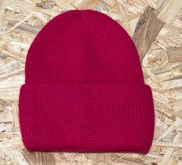 Beanie med kashmir uld