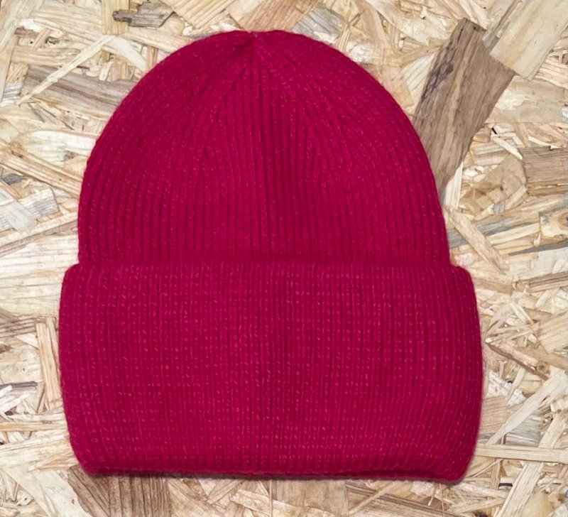 Beanie med kashmir uld