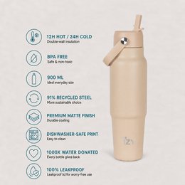 Bottiglia da viaggio 900ML - Pesca