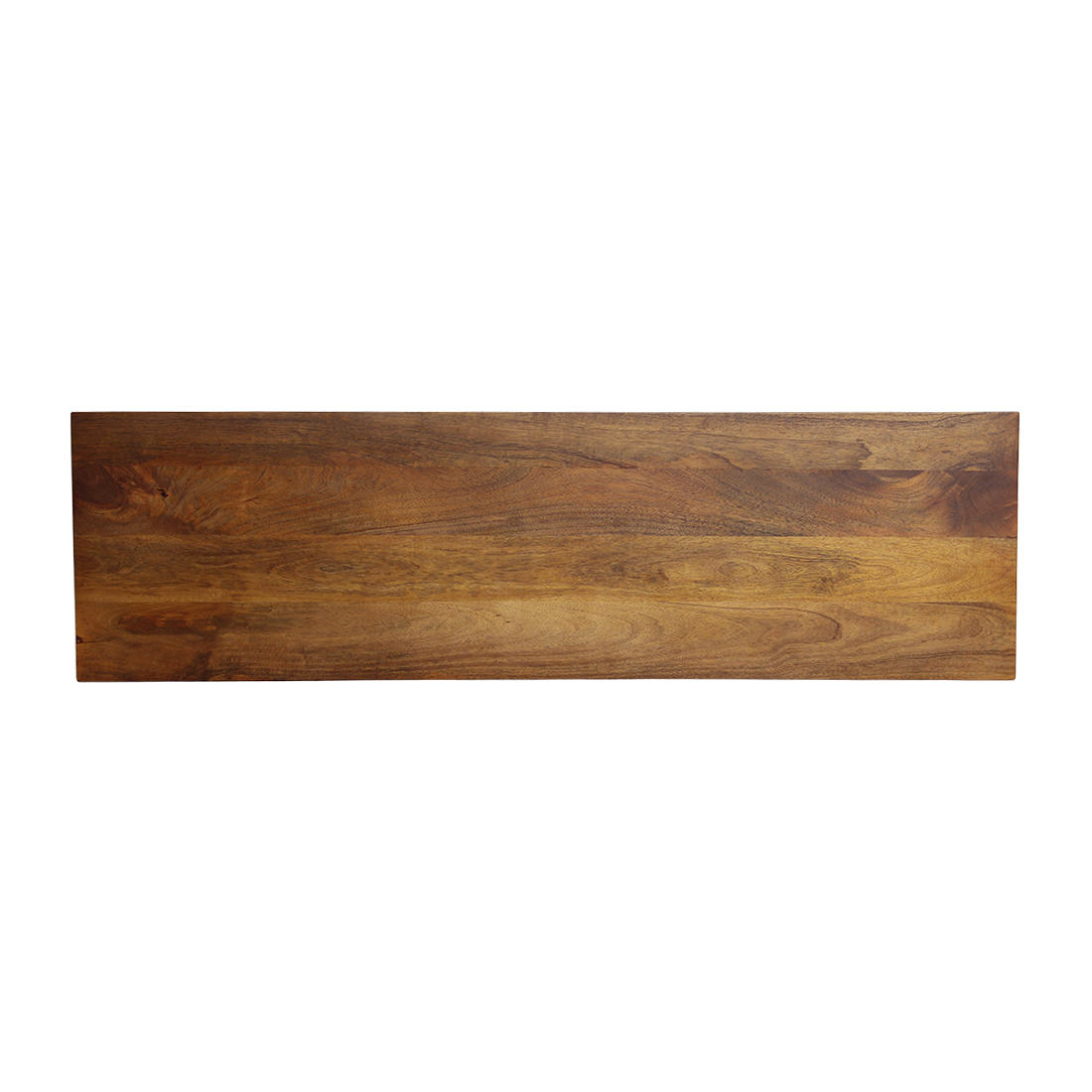 Bullnose mango wood side table Chamfered