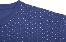 Set de pijama masculino - manga larga - azul real